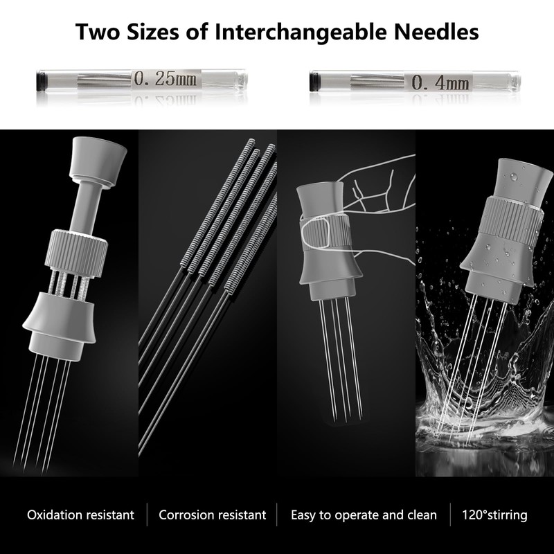IKAPE WDT Tools, Espresso Stirrer Distribution Tool, Tamper for Barista