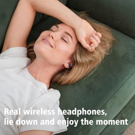 Open-Ear Headphones, Ear clip Wireless Earbuds Bluetooth 5.3, Sports Earphones Built-in Microphone.Air Conduction for Sports,Wireless Charging Case & Display. (Black)