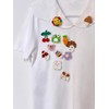 Crochet Handmade Kawaii Brooch for Backpacks Clothing Jackets Hats, Cute