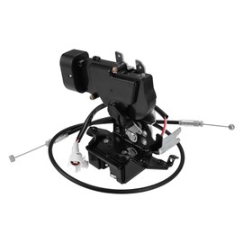 Motoforti Trunk Latch Actuator Assembly, Rear Liftgate Tailgate Lock Actuator, for Toyota Sequoia 2001-2007, Plastic Metal,No.69301-0C010/64680-0C010, Black