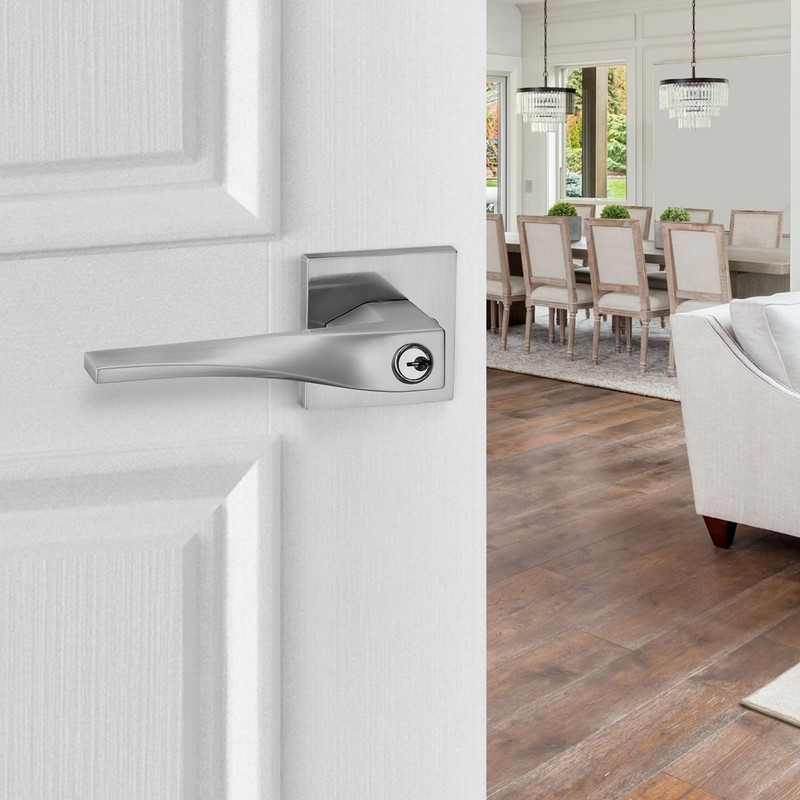 Berlin Modisch Sleek Series Passage Lever Door Handle Non-Locking Lever