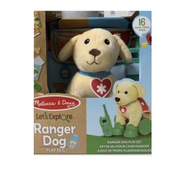 Melissa and Doug Lets Explore Ranger Dog Play Set Plush Puppy NEW IN BOX!