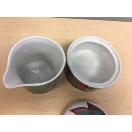 Germany Vintage Eschenbach Porcelain Germany Vintage Sugar & Creamer Set New Modern