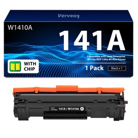 141A W14101A Toner Cartridge Replacement for HP 141A W14101A 141X W1410X Black Toner Cateridge Compatible with HP Laserjet M110w MFP M140w M139w Printer (1 Pack, with CHIP)