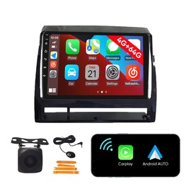 [4G 64G] Android Car Stereo FM Radio Carplay Android Auto 9" Touchscreen Headunit Media Player with Backup Camera for Toyota Tacoma 2005 2006 2007 2008 2009 2010 2011 2012 2013 2014 2015
