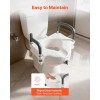 300 Lbs Load Capacity 5-Inch Lift Height Widened Commode Elevated