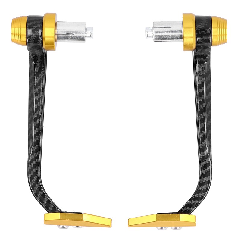 Motorcycle Handlebar Guard Carbon Fiber Style Aluminium Alloy Universal 22mm/0.87inGold