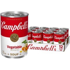 Campbell's (12 Pack) Campbell's Condensed Vegetable Soup with Beef Stock, 10.5 Ounce