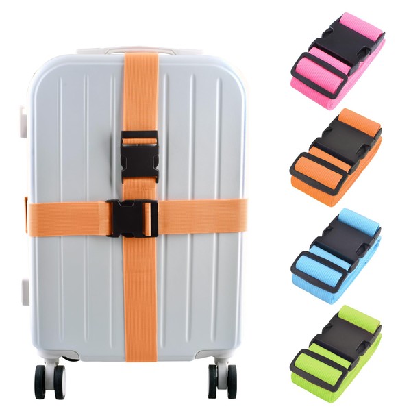 Azarxis Suitcase Belt, Cargo Tightening Belt, Cargo Fastening, Adjustable, Anti-Collapse,