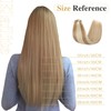 Elailite Real Hair Clip-In Extensions #12P613 Golden Brown Mix Bleach