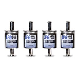 4 x gas filter, 12 mm, car gas, LPG, GPL filter, universal