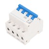 4P Miniature Circuit Breaker DIN Rail Mount Low Voltage Overload