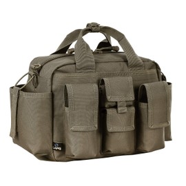 LAPG Tactical Bailout Gear Bag, Men's Diaper Bag, Tactical Dad Bug Out Bag, Range Go-To Bag, Multi-Pockets, OD Green