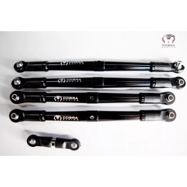 Arrma Aluminum BLACK turnbuckles FULL SET fits ARRMA 6S Kraton Outcast Notorious BLX