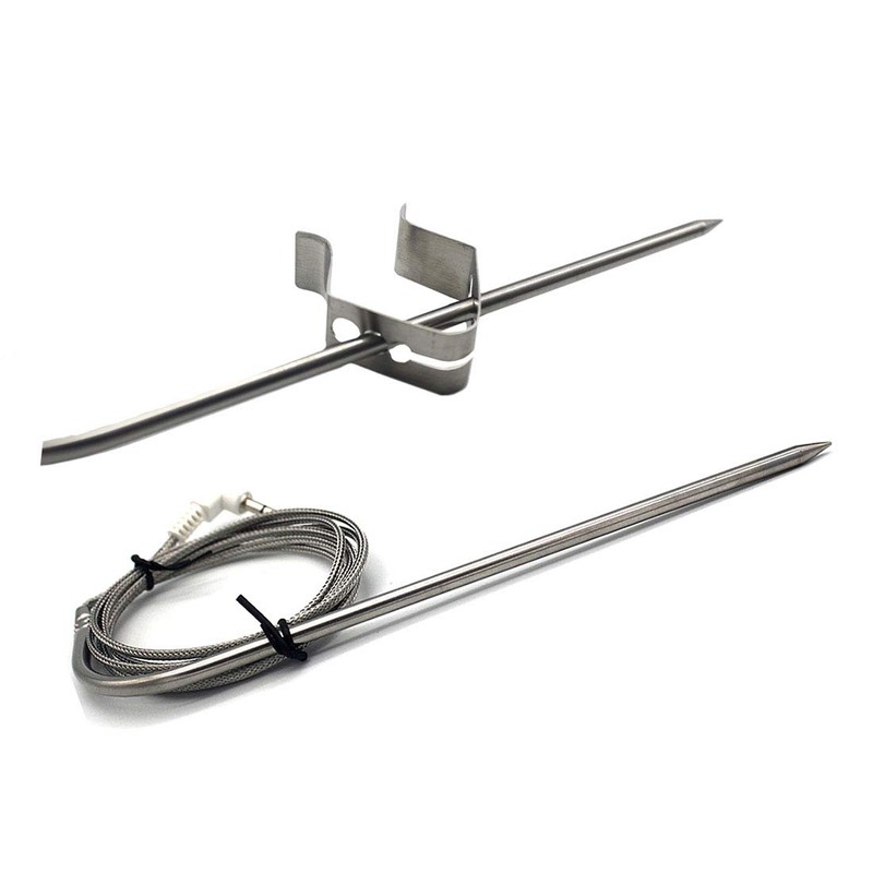 2-Pack Stainless Steel Meat Probe for All Traeger Controllers with