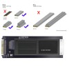 NFHK U.2 SFF-8639 Host to PCI-E Ruler 1U GEN-Z EDSFF