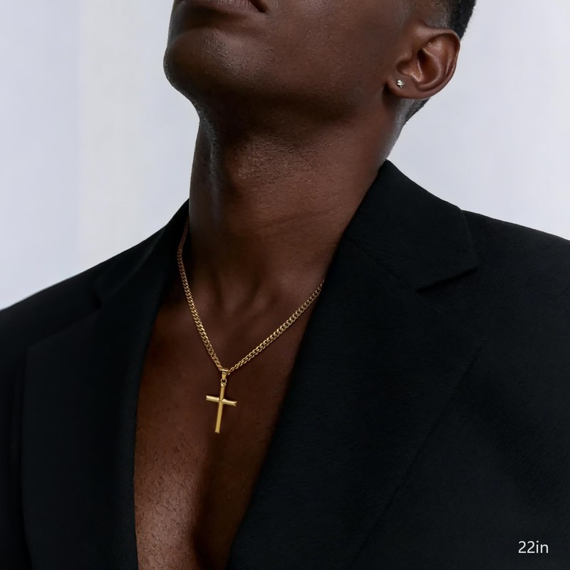 BANGALO Cross Necklace for Women for Men Faith Jewelry Presents