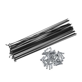 TUCKBOLD 36 Pcs Bicycle Steel Spokes 14G Bike Spoke 263mm Length with Nipples Automotive Parts
