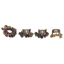 Terre bracelet Shaker Set (Juju Chacha Pangi Belirik) Hand bell Percussion Accessories - Pangi