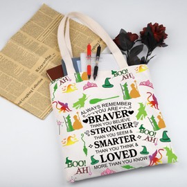 WSNANG Witch The Musical Canvas Tote Bag - Musical Lover Gift (CA Witch TB)