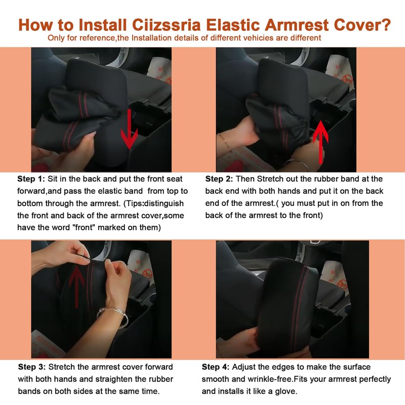 CIIZSSRIA Center Console Armrest Cover for Subaru Crosstrek Accessories 2024