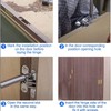2 Pairs of 45mm Hidden Cabinet Hinge Stainless Steel Invisible