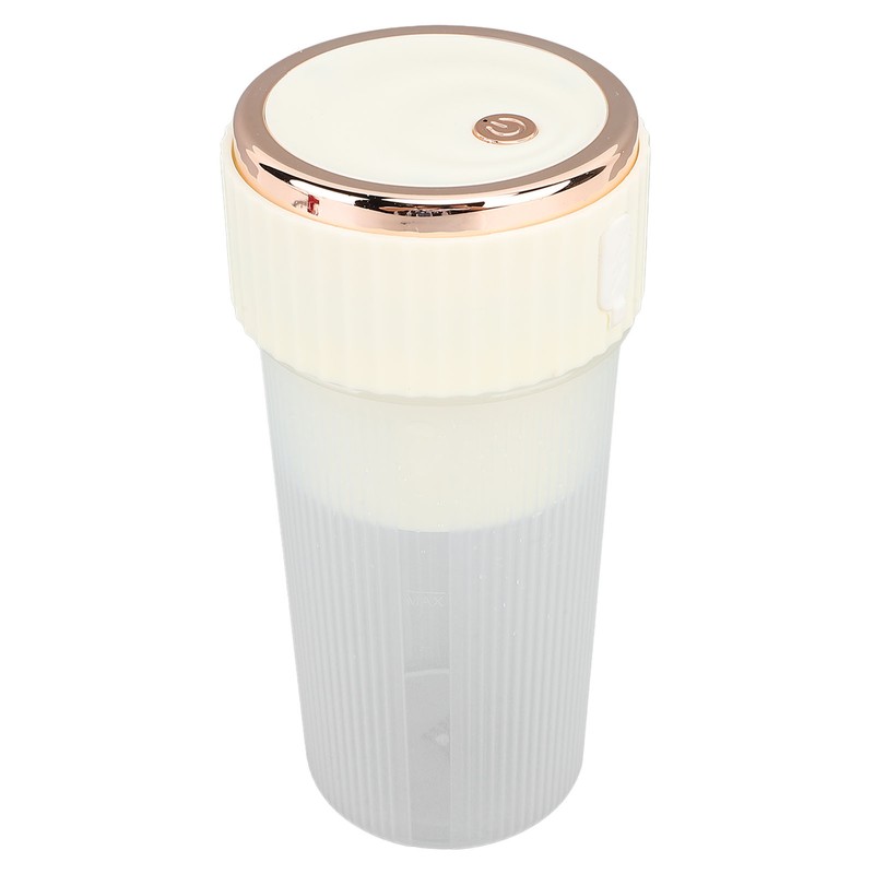 Blender Cup Beige 300ml 1500mAh USB Rechargeable Cordless 22000rpm Smoothie