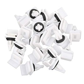 uxcell 20pcs Plastic Rivet Bumper Fender Fastener Clips Retainer for Honda for Acura 91513-SM4-000