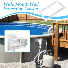 Pool Skimmer Gasket - Pool Gasket Replacement,Stable Flexible Spa Parts Sticker for Swimming Pool Maintenance and Repair