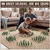 3 otters 80PCS Green Army Men Classic, 2-Inch Toy Soldiers,