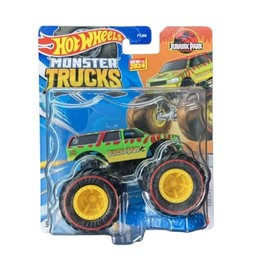 Hot Wheels Monster Trucks Jurassic Park SUV, Treasure Hunt Variant, Diecast Vehicle