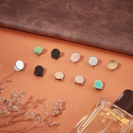 UNICRAFTALE 5 Pairs 5 Colors Pressure Earrings for Keloids Stainless Steel Punk Clip On Earrings Lightweight No Piercing Earring Spiral Compression Earring Birthday Gift for Women