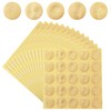 250pcs Gold Envelope Seal Stickers, Flowers | Elegant Embossing Gold