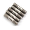 10Pcs M10x50 Stainless Steel Double End Threaded Rod, Double-End Threaded
