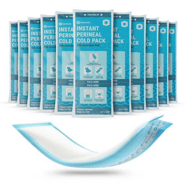 ICEWRAPS Instant Postpartum Pads For Women After Birth - Perineal