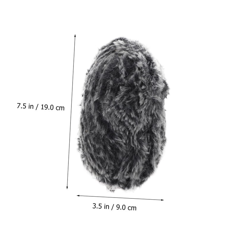 jojofuny Faux Fur Chunky Yarn for Crocheting and Knitting Durable