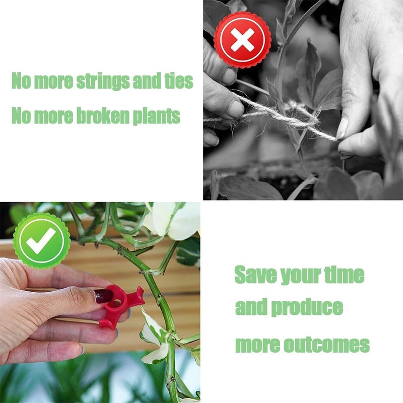 40 Pcs Plant Training Clips, Low Stress Training Clips,90 Degrees