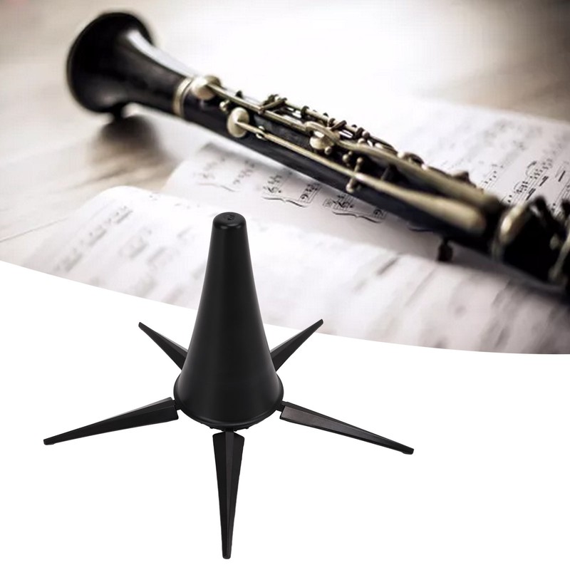 Portable Clarinet Holder 5 Leg Foldable Base Clarinet Support Stand