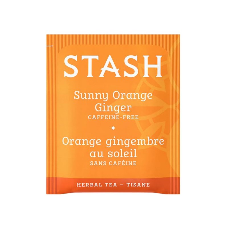 Stash Herbal Tea Sunny Orange Ginger (Pack of 6 Boxes)