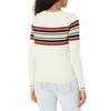 Pendleton Women's Cozy Pullover, Cream Multi Stripe