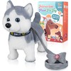Marsjoy Husky Walking and Barking Puppy Dog Toy with Control