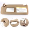 PEVAST Left Driver Side Sun Visor Compatible with 2010 2011