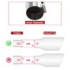 Upower Diesel Exhaust Tip Turn Down 4 inch inlet 5"