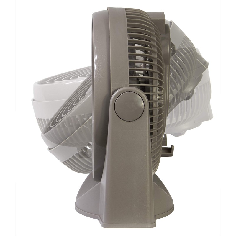 Air King 9530 9-Inch 3-Speed High Performance Pivot Fan, gray
