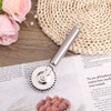 Stainless Steel Pastry Cutter Wheel, Fluted Pasta Dough Crimper Ravioli