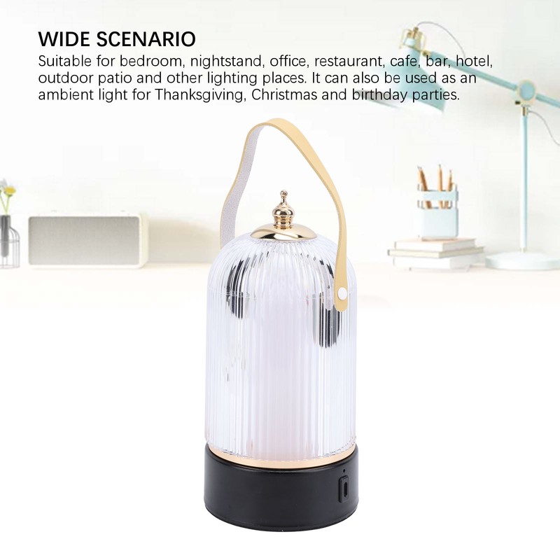 LED Cordless Table Lamp Professional 3 Modes Rechargeable Bedside Night
