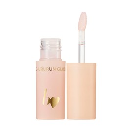 b idol Chururun Gloss 01 Nude Skin, 0.1 oz (2.5 g), Lip Gloss, Clear, Skin Care, Plump, Shiny, Moisturizing, Beauty Ingredient