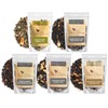 Loose Leaf Tea Sampler – 5 Caffeinated Blends Including Creme