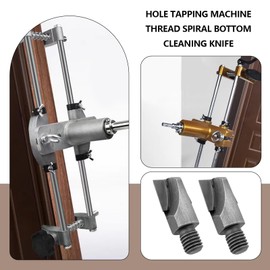 The Lord of the Tools 2Pcs 16mm Carbide Wood Cutter Door Lock Hole Opener Kit for Hole Punching Machine Slotting Machine Wooden Door Unlocking 10x16x39.5mm