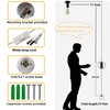 atiyoc White Metal E26/E27 Screw Light Socket with 15FT Extension